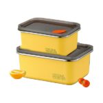 KAIROS - Fresh Guard Duo-Stainless Steel Container Set of 2-1000ml & 1600ml