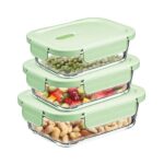 KAIROS - Fresh Lock Trio – Glass Container Set of 3 PCs