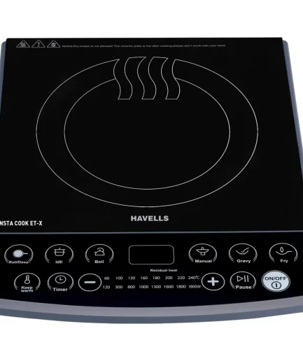 HAVELLS - Insta Cook ET-X Induction Cooktop, 1900 W
