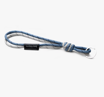 Daily Objects - Grey-Blue Tether Keyring