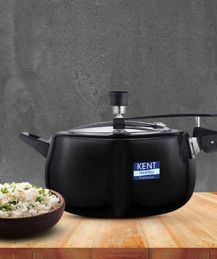 KENT Hard Anodised Cooker with SS Inner Lid 5L