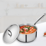 KENT Tri-Ply Sauce Pan with SS Lid