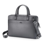Sheaf-fer - Lapis Bard Ducorium Leather Spencer 15-inch Laptop Business Bag - Graphite