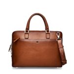 Sheaf-fer - Lapis Bard Ducorium Spencer 15-inch Slim Laptop Business Bag - Cognac