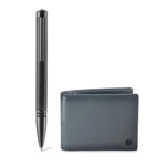 Sheaf-fer - Lapis Bard Gift Set Torque Ballpoint Pen with Ducorium Graphite Wallet Black with Black Trims