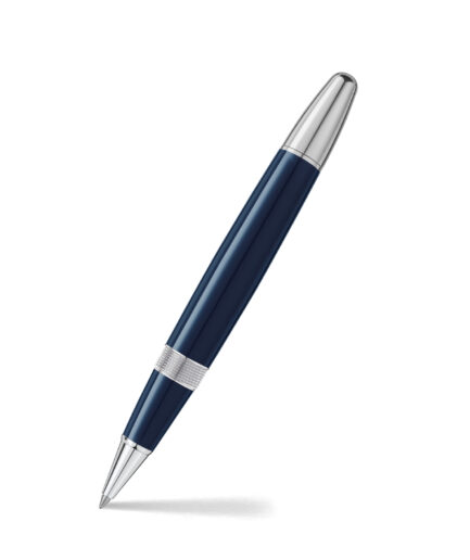 Sheaf-fer - Montblanc 131339 Meisterstück The Origin Collection Legrand Rollerball Pen - Blue With Platinum Trims