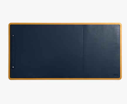 Daily Objects - Mustard-Space Blue Dart Organiser Desk Mat