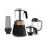 Philips 1000 Watt 4 Jars Black Mixer Grinder with 5 Preset Modes