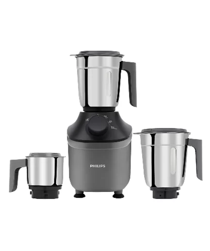 Philips 800 Watt Powerful motor mixer grinder with MicroGrind Technology in Grey colour