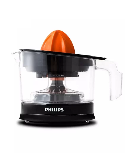Philips Citrus Press Juicer 25Watt 0.5 Ltr Transparent & Black