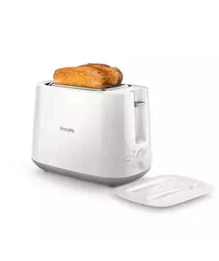 Philips Two Slice Pop Up Toaster with Bun Warmer
