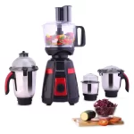 WONDERCHEF - Platinum Food Processor-Mixer-Grinder, 750W, 4 Jars for Dry/Wet Grinding, Blending