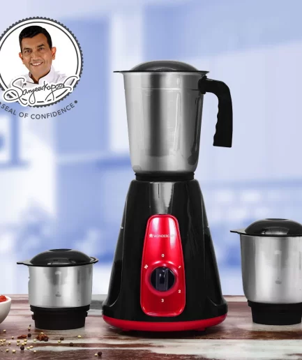 WONDERCHEF - Platinum Mixer Grinder 500W with 3 Stainless Steel Jars