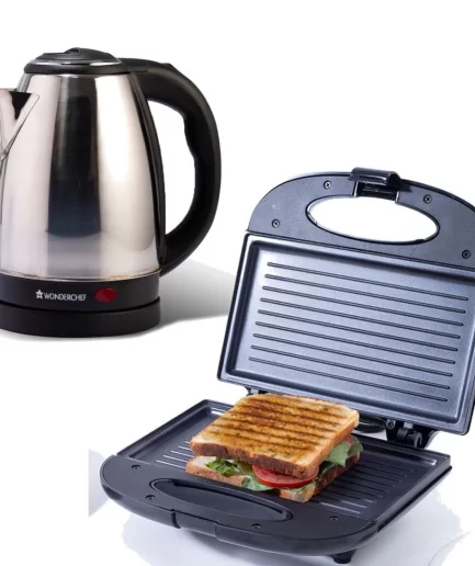 WONDERCHEF - Prato Plus Griller (800W) & Crescent Electric Kettle