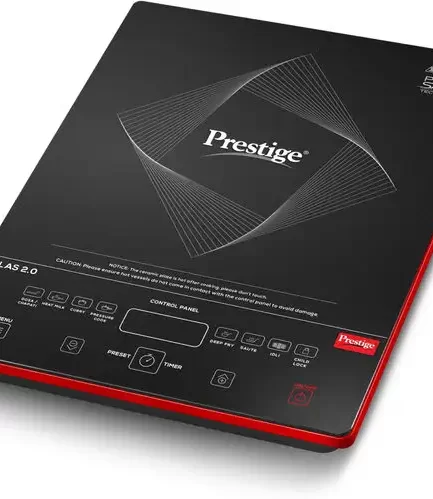 Prestige - 2000 W Induction Cooktop Touch Panel (Black, Red, Atlas 2.0)