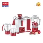 Prestige - 550 Watts Platina Juicer Mixer Grinder with 3 Jars