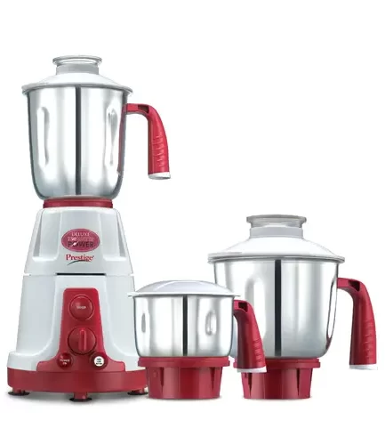 Prestige - 750 Watts Deluxe-VS Mixer Grinder with 3 Stainless Steel Jars