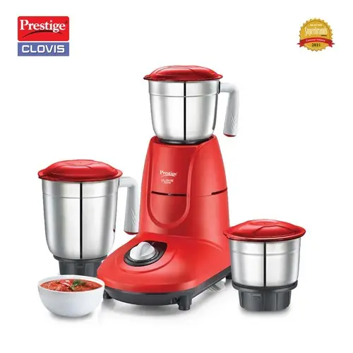 Prestige Clovis 550 W Mixer Grinder, 3 Jars