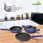 Prestige - Omega Festival Pack Induction Bottom Non-Stick Coated Cookware Set