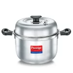 Prestige - Super Stainless Steel Steam Vent Idli Cooker, 6 Plate (Silver)