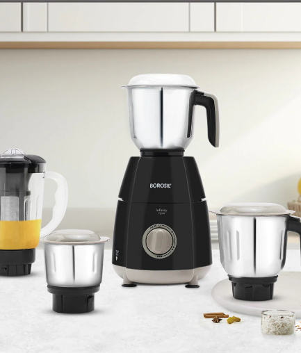 Borosil Infinity Mixer Grinder, 4 Jars