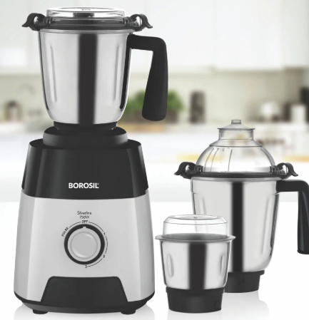 Borosil Silverline Mixer Grinder W16