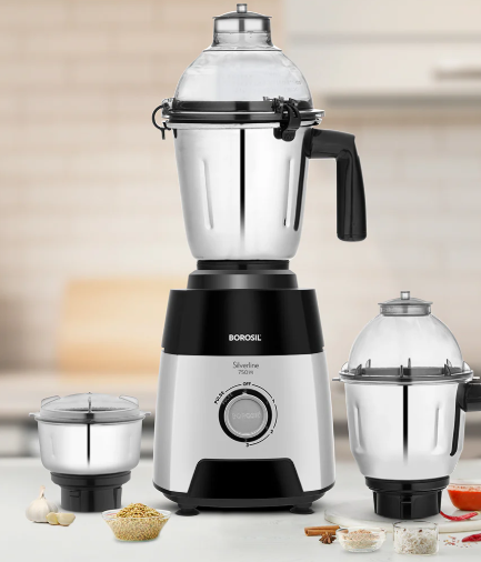 Borosil Silverline Mixer Grinder W17