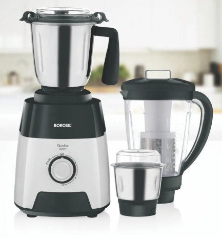 Borosil Silverline Mixer-Grinder W15