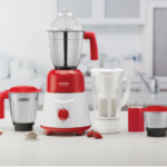 Borosil Aro 4 Jar Mixer Grinder - Red