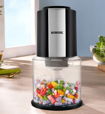 Borosil Chef Delite Chopper with 2 blade sets