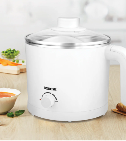 Borosil Cooltouch Multipurpose Kettle, 1.2 L