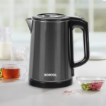 Borosil Cooltouch CT08 SS Electric Kettle, 1L