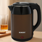 Borosil Cooltouch Electric Kettle Brown, 1.8L