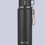 Borosil - Cruise Insulated Bottle, Black, 900 ml