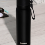 Borosil - Bliss Bottle, Black, 500 ml