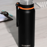 Borosil - Aquafit Bottle, Black, 830 ml