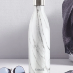 Borosil Bolt Marble - SS Bottle