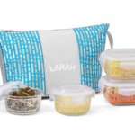 Borosil - Larah Vogue Daisy Glass Lunchbox