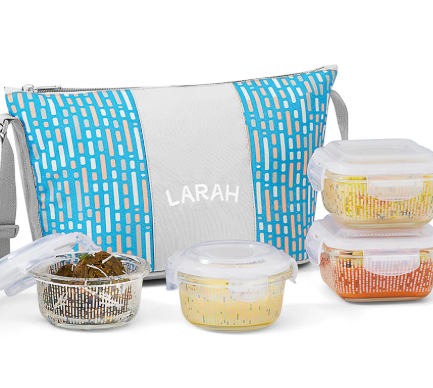 Borosil - Larah Vogue Daisy Glass Lunchbox