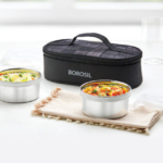 Borosil Twilight Black Lunchbox