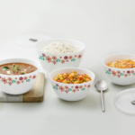 Borosil - Larah by Borosil Assorted Mixing Bowl Set w Lid