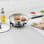 Borosil - Cookfresh Triply Frying Pan (Silicone Handle + Lid)