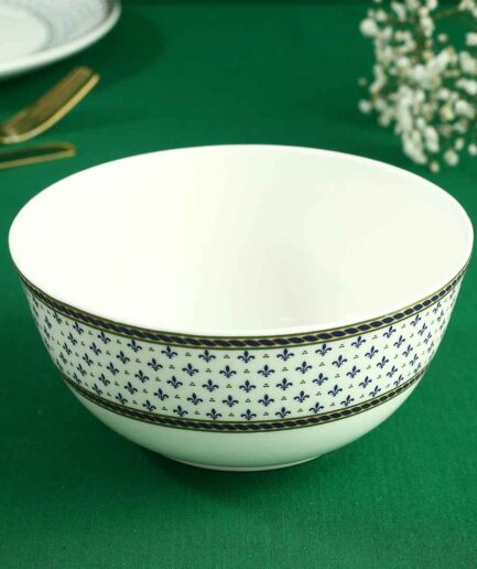 WONDERCHEF - Sicilia Fine Bone China 6" Serving Bowl - Royal Blue - 1 Pc