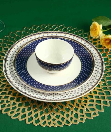 WONDERCHEF - Sicilia Fine Bone China Katori - Royal Blue - Set of 2 Pcs