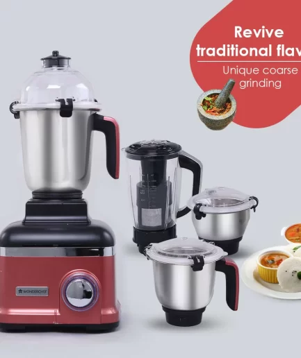 WONDERCHEF - Sumo Mixer Grinder 1000W With 3 Stainless Steel