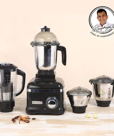 WONDERCHEF - Sumo Mixer Grinder with 4 Stainless Steel Jars, 1000 W in Black