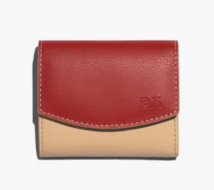 Daily Objects - Terracotta Red Fliptop Cash & Card Wallet