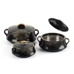 CELLO - Midas Insulated Casserole Set of 3, 500ml+1000ml+1500ml
