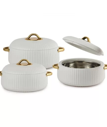 CELLO - Aurum Insulated Casserole, Set of 3, 1000ml+1000ml+1500ml