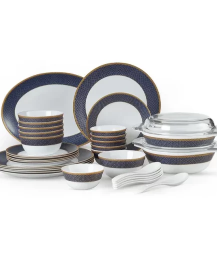 CELLO - Solitaire Opalware Dinner Set, Sapphire